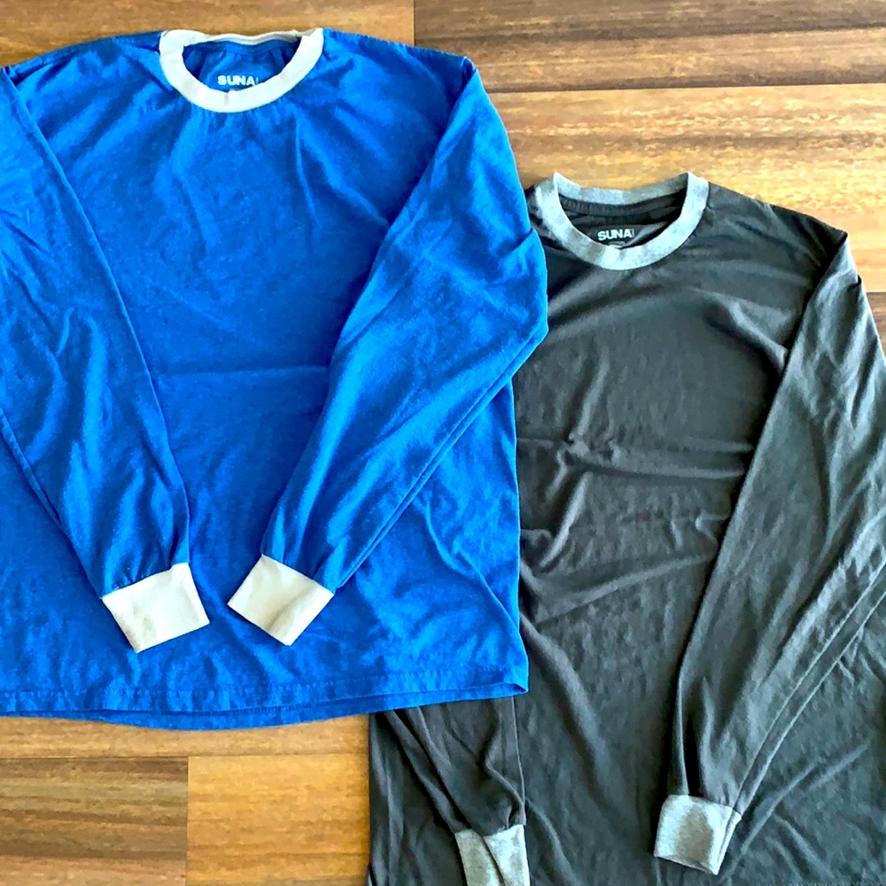 Suna Bundle of 2 Long-Sleeve Shirts (100% Cotton)